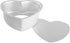 Fat Daddio's PHT-L83 Anodized Aluminum Removable Bottom Heart Cake Pan, 8 x 3 Inch by Fat Daddio's