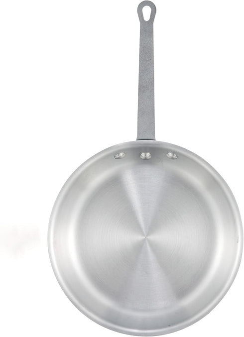 Winco AFP-8A 8" Commercial-Grade Aluminium Fry Pan/Skillet, Silver