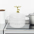 Tofficu Borosilicate Soup Pot Christmas Elk Clear Cooking Noodle Pot Pan Household Clear Soup Pot Kitchen Cooking Pot with Lid by Tofficu