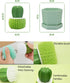 3 Dish and Pot Cleaning Brush with Holder Kitchen Cleaner Dish Scrub Brushes Dishes Pots Pans Cleaning Tool
