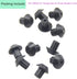 WB2K101 Range Burner Grate Rubber Feet Kit, 16 Pcs Compatible with GE and Kenmore Burner Grate Replace Parts