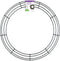 FloraCraft Wire Wreath Form, 20 Inch, Green
