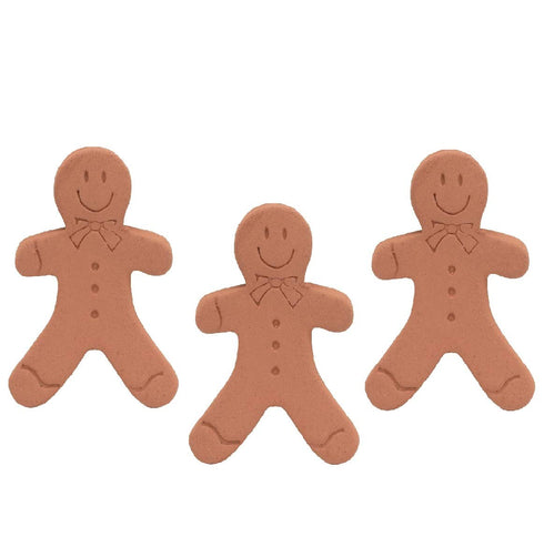 Original Brown Sugar Saver and Softener, Terracotta Gingerbread Girl, Set of 3