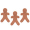 Original Brown Sugar Saver and Softener, Terracotta Gingerbread Girl, Set of 3