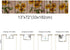 Rustic Sunflowers Table Runner - Cotton Linen - 72 Inch Dresser Scarves for Kitchen, Dining, Sofa, Home Decor