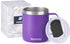 SUNWILL Insulated Coffee Mug with Lid, Travel Tumbler with Handle, 14 oz Stainless Steel Cup for Camping, Office, Home,