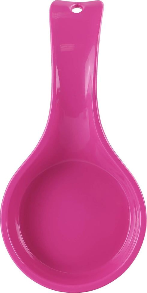 Reston Lloyd Kitchen Counter Utensil Spoon Rest, Durable BPA-Free Plastic, Magenta
