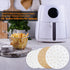 10 Inch Air Fryer Liners, Set of 200, Bamboo Steamer Liners/Air Fryer Perforated Parchment Paper for Cooking