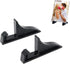 Semetall 2 Pack Multifunction Plastic Display Stand, Small Picture Frame Holder in Black