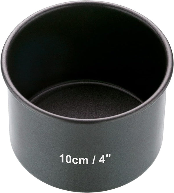 10 cm Deep Cake Tin MasterClass KCMCHB30 with PFOA Non Stick and Loose Bottom, Grey