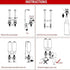 4 Nozzle Set Bottle Wall Mounted Liquor Dispenser Bar Butler Bracket Solo Optic Spirit Wine Beer Alcohol Bottle