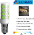 E14 LED Bulbs 3 Pack, E14 European Screw Base for Electric Window Candle Lamp, 3.5W Equivalent to 35W Incandescent