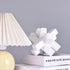 XMGZQ White Knot Statue for Coffee Table Decor,Modern Minimalist Geometric Knot Sculpture and Figurines,Abstract Art