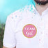 Gold Gender Reveal Stickers, 80 Pack Team Boy and Team Girl Baby Shower Labels, 2 Inch
