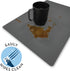 S&T INC. Coffee Mat, Silicone Bar Mat for Coffee Maker and Espresso Machine, 12 x 18 Inches, Grey, 1 Pack.