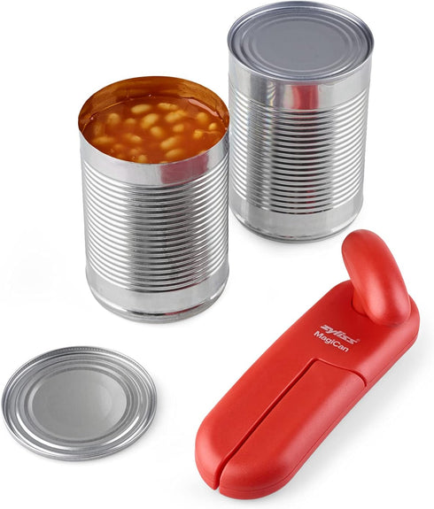 ZYLISS MagiCan Manual Can Opener, Red