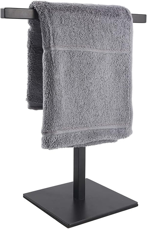 T-Shape Hand Towel Holder Stand, SUS304 Stainless Steel for Bathroom, Kitchen or Vanity Countertop Storage