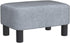 16.54" RF-BD214-D IBUYKE Small Footstool Linen Fabric Pouf Ottoman Footrest Modern Home Bedroom Rectangular Stool