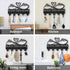 Mr Mrs Coat Rack Wall Mount, 11.8×7.3inch Wood Family Key Holder with 5 Alloy Hooks for Home Decor
