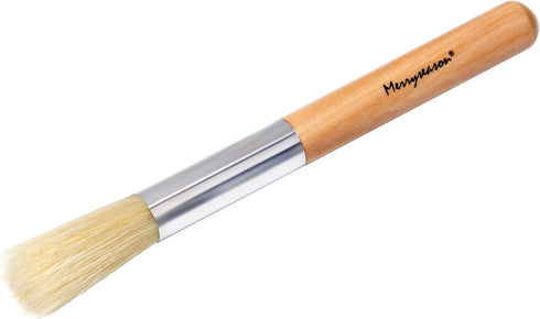 Coffee Grinder Brush; Espresso Supply Maker Cleaning Brush; Wood Handle & Natural Bristles Dusting Brush for Home