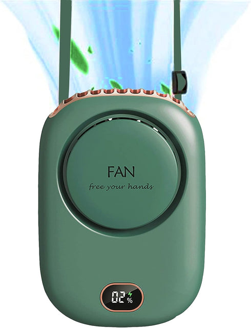 2021 Mini Personal Fan Portable and Rechargeable with Lanyard, 3 Speed Bladeless Quiet Fan for Travel
