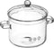 Glass Saucepan for Kitchen, Transparent Cooking Pot, Clear Mixing Glass Pot for Soup, Household Use