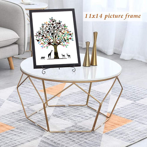 (2 Pack) Black Iron Display Stand, 12 Inch Easel for Photo Holder, Decorative Plates, Cookbooks, Tablets, Art