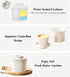 Butter Crock with Lid,Ceramic Butter Crock for Spreadable Soft Butter,Vintage Chain-Rim Design,Home and Kitchen