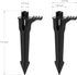 2PCS 3/4-14NPSM GOODSMANN Landscape Light Stakes Path Lights Replacement Stakes Metal Spikes for Outdoor Lighting Low
