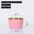 Party Hippo Foil Muffin Liners, 50 Pcs Disposable Cupcake Baking Cups, Gold Aluminum Ramekin Holders