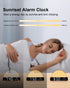 HAODINGMAI 30/60/90 13 Sunrise Alarm Clock Wake Up Light with Sunrise Simulation White Noise Machine Touch Control
