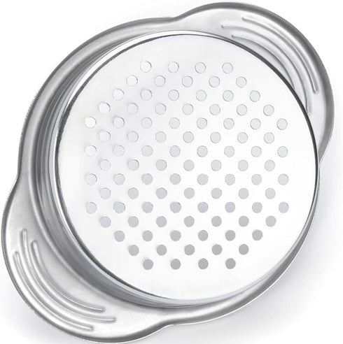 DEVILMAYCARE 2-Pack Stainless Steel Food Can Drainer Strainer, Kitchen Tools for Tuna Can Oil Press and Opener