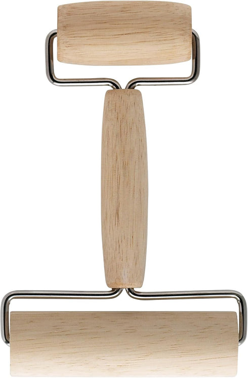 Mrs. Anderson’s Baking Double Dough Roller, 4.125 and 2.375-Inch Wide Cylinders