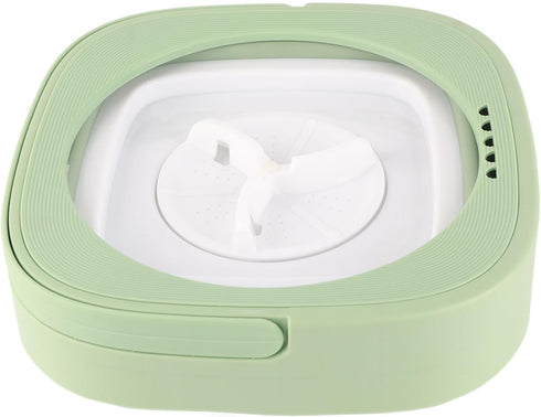Foldable Portable Washing Machine, Mini Washer 6.5L Large Capacity, Soft Spin Drying, Green, for Home, Camping,