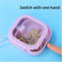 2 pcs Portable Hair Tie Organizer, Travel Qtip Holder, Bathroom Storage Dispenser for Cotton Swabs and Hair Accessories