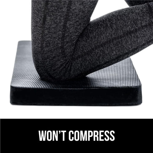 17.5x11, GORILLA GRIP Extra Thick Patent Pending Supportive Foam Kneeling Pad, Large Cushion Knee Pads for Gardening
