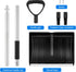 Yardwe Portable Snow Shovel 55.9 Inch Detachable Antislip Tool for Car Trunk Garden Camping Ice Removal
