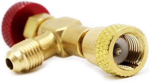 R410A Refrigerant Charging Valve 1/4'' - 5/16'' Copper Flow Control Valves for Charging Hose Can Opener
