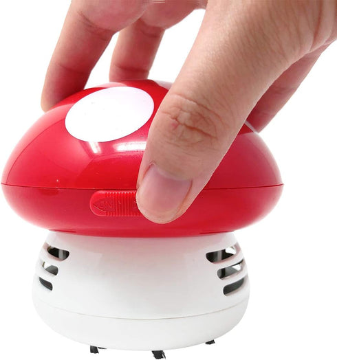 allydrew Cute Portable Mini Vacuum Cleaner for Home and Office, Mushroom by allydrew