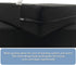 CozyLounge 24"x24"x4" (2 Indoor Outdoor Water Repellent High UV Resistant Patio Chair Cushion Cover (Just Black
