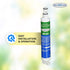 Aqua Fresh WF293 Refrigerator Water Filter Replacement - Compatible with 4396701, 9915, EDR6D1, RWF2000A, LC200V,
