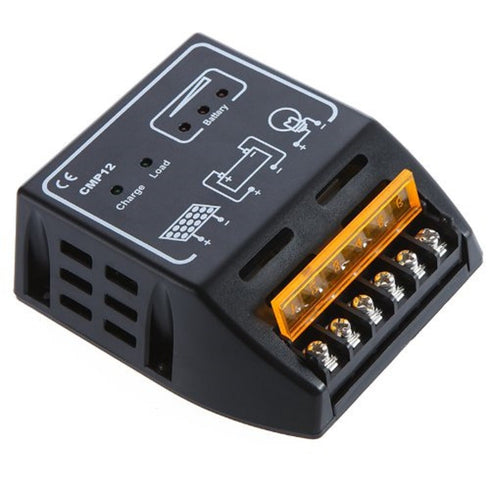 yueton 10a Solar Charge Controller, 12v/24v Solar Panel Battery Regulator for Safe Protection