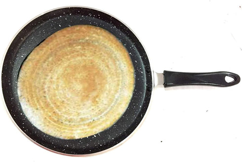 G&D Non-Stick Dosa Tava Griddle, Indian Style Nonstick Pan, Thickness 4mm, Round Griddle Cookware