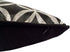 Satin Circle Lattice Pillow Cover - Black-Silver 16"x16" Decorative Sham for Home Decor