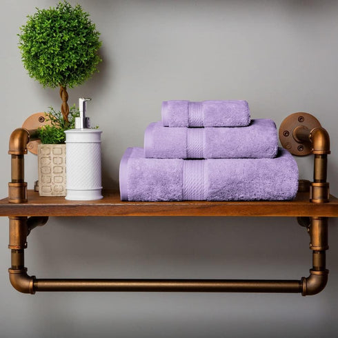 3 Set, 1 1 1 SUPERIOR Egyptian Cotton Pile Piece Towel Includes Bath, Hand, Face Towel/Washcloth, Ultra Soft Luxury