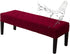 Waterproof Dining Room Bench Covers, Stretch Jacquard Bench Seat Protector Cover, Rectangular