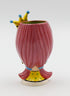 Appletree Design ATD Beauty Queen Vase, 6-1/2-Inch Tall, Pink, Cartoon, Ceramic, Oblong, Distinctive Design