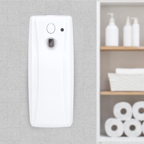 AYNEFY Household Electrical Appliances, Automatic Air Freshener Fragrance Aerosol Spray Dispenser with Light Sensor Indoor Wall Mounted Household Appliances Home Gardening