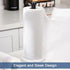 NearMoon Standing Paper Towel Holder, Kitchen Paper Towel Roll Holder- for Bathroom Kitchen Countertop, Standard or Jumbo-Sized Roll Holder (with Marble Base, Matte Black) by NearMoon