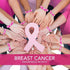 48pcs Breast Cancer Awareness Bracelets, Pink Ribbon Camo Silicone Party Supplies Favors
